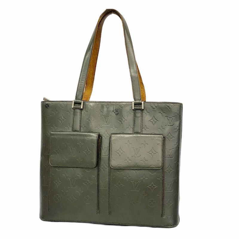 Louis Vuitton Tote Bag Monogram Matte Wilwood M55102 Noir Black Women