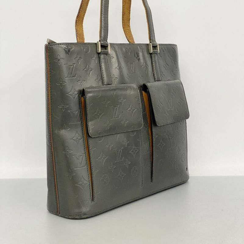 Louis Vuitton Tote Bag Monogram Matte Wilwood M55102 Noir Black Women