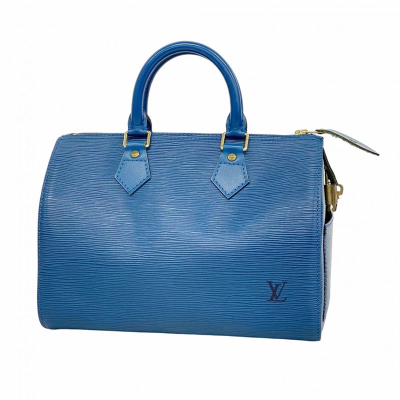 Louis Vuitton Handbag Epi Speedy 25 M43015 Toledo Blue Women's