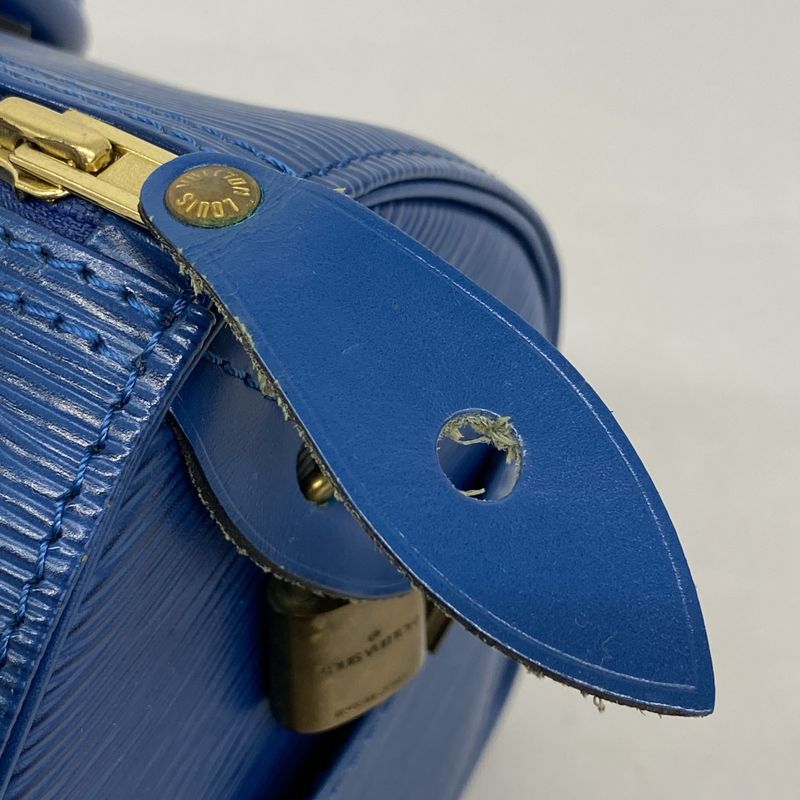 Louis Vuitton Handbag Epi Speedy 25 M43015 Toledo Blue Women's