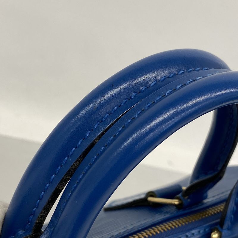 Louis Vuitton Handbag Epi Speedy 25 M43015 Toledo Blue Women's