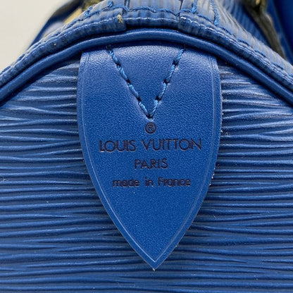 Louis Vuitton Handbag Epi Speedy 25 M43015 Toledo Blue Women's