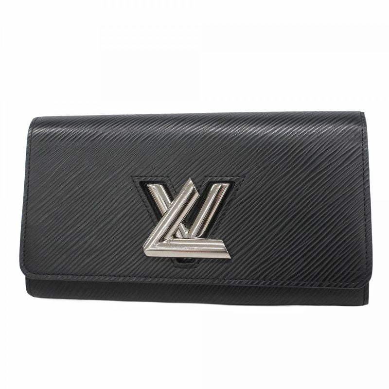Louis Vuitton Epi Portefeuille Twist Long Wallet M68309 Noir Black Women