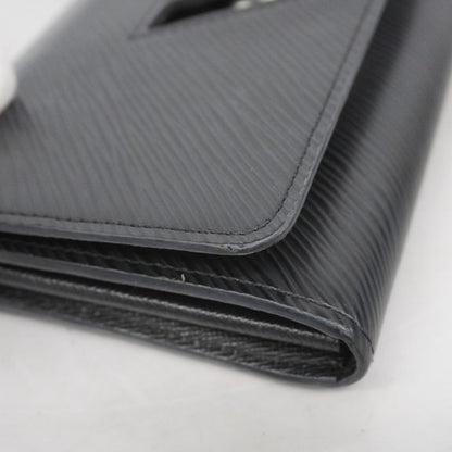Louis Vuitton Epi Portefeuille Twist Long Wallet M68309 Noir Black Women