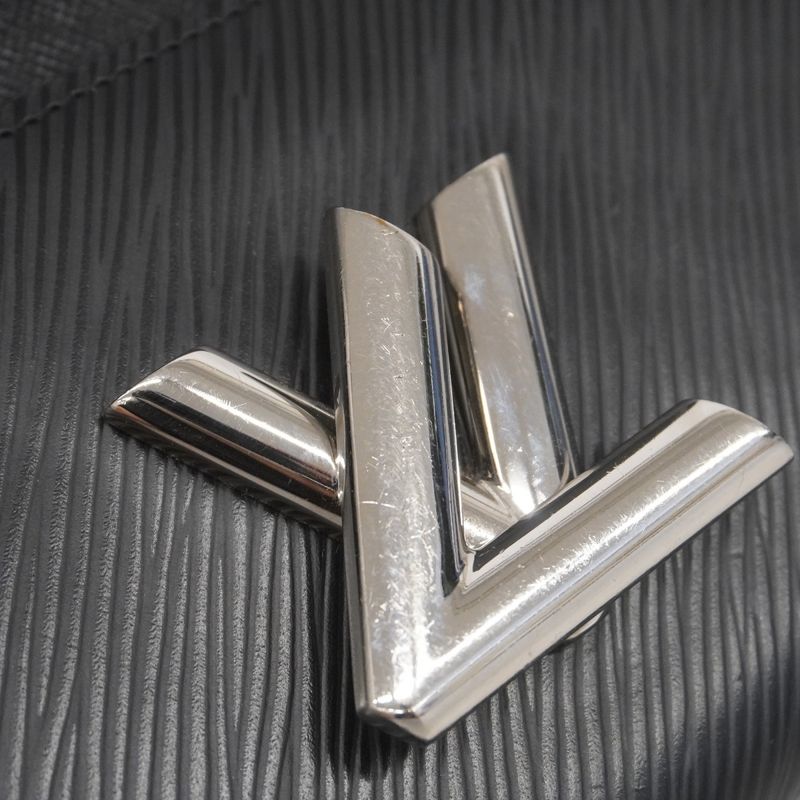 Louis Vuitton Epi Portefeuille Twist Long Wallet M68309 Noir Black Women