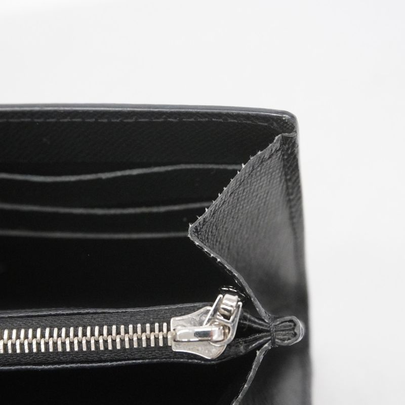 Louis Vuitton Epi Portefeuille Twist Long Wallet M68309 Noir Black Women