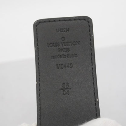 Louis Vuitton Belt Monogram - Eclipse Santure LV Initials M0449 Black Men's