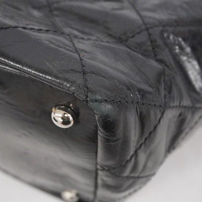 Chanel Handbag Portobello/chain Vintage Calf Black Silver Hardware 2way Bag