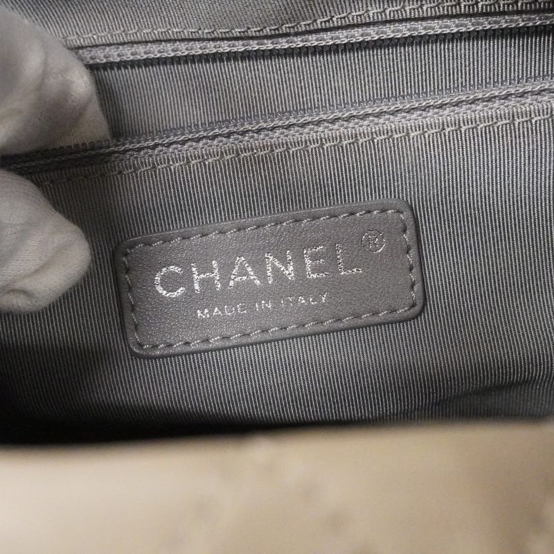 Chanel Handbag Portobello/chain Vintage Calf Black Silver Hardware 2way Bag