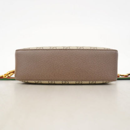 Gucci Shoulder Bag GG Supreme/sherry Line Neo-vintage 476466 PVC Brown Gold