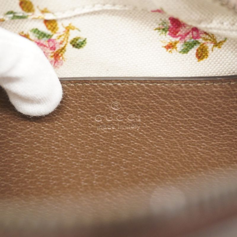 Gucci Shoulder Bag GG Supreme/sherry Line Neo-vintage 476466 PVC Brown Gold