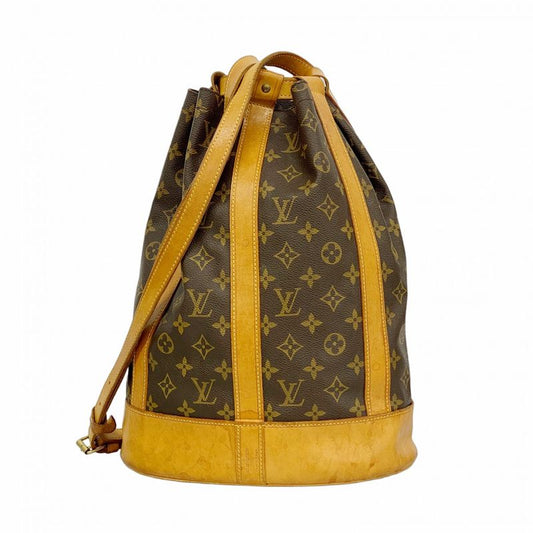Louis Vuitton Shoulder Bag Monogram Randonnee PM M42243 Brown Ladies