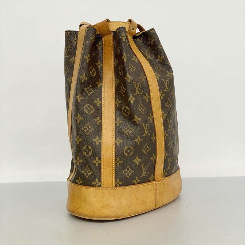 Louis Vuitton Shoulder Bag Monogram Randonnee PM M42243 Brown Ladies