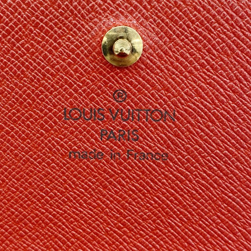 Louis Vuitton Wallet Epi Porte Monnaie Vie Trésor M63507 Castilian Red Ladies