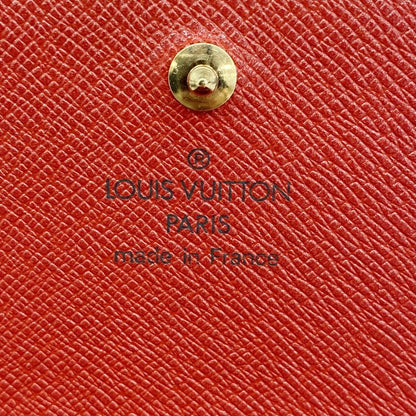 Louis Vuitton Wallet Epi Porte Monnaie Vie Trésor M63507 Castilian Red Ladies