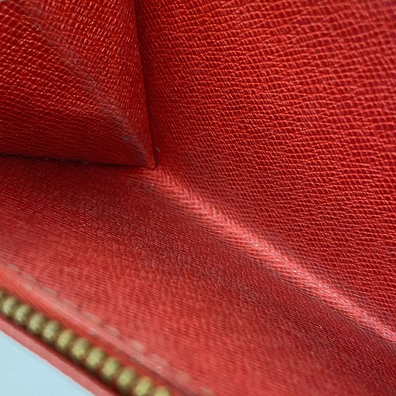 Louis Vuitton Wallet Epi Porte Monnaie Vie Trésor M63507 Castilian Red Ladies
