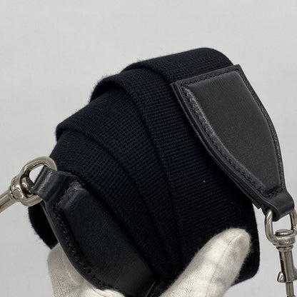 Gucci Clutch Bag GG Supreme 703468 PVC Black Silver Hardware 2way Bag Men's