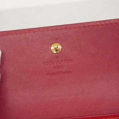 Louis Vuitton Trifold Wallet Vernis Portefeuille Elise M93529 Pomme D'amour