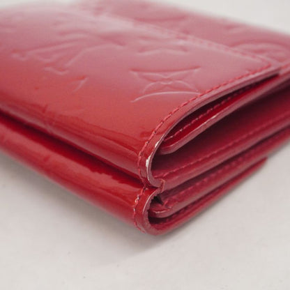 Louis Vuitton Trifold Wallet Vernis Portefeuille Elise M93529 Pomme D'amour