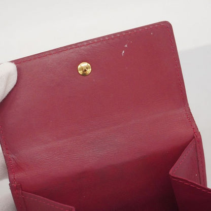 Louis Vuitton Trifold Wallet Vernis Portefeuille Elise M93529 Pomme D'amour