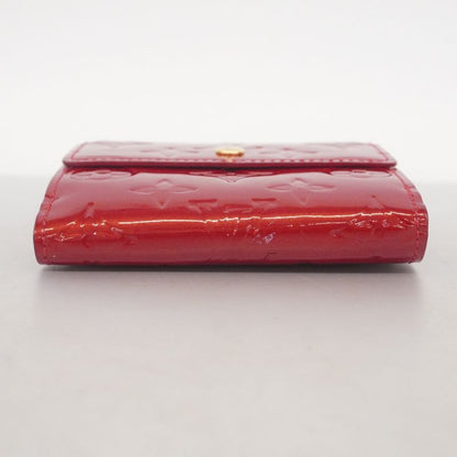 Louis Vuitton Trifold Wallet Vernis Portefeuille Elise M93529 Pomme D'amour