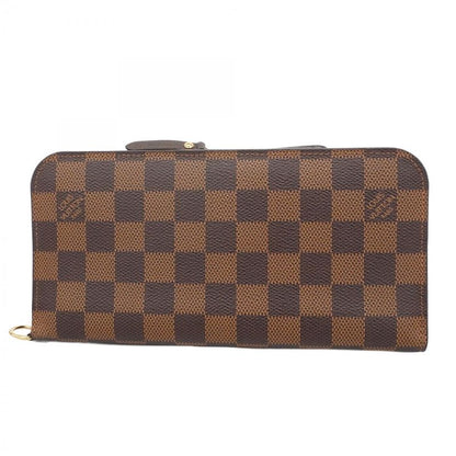 Louis Vuitton Long Wallet Damier Portefeuille Antholite N63071 Ebène Ladies