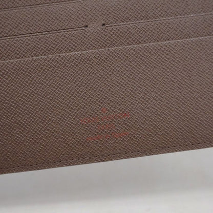 Louis Vuitton Long Wallet Damier Portefeuille Antholite N63071 Ebène Ladies