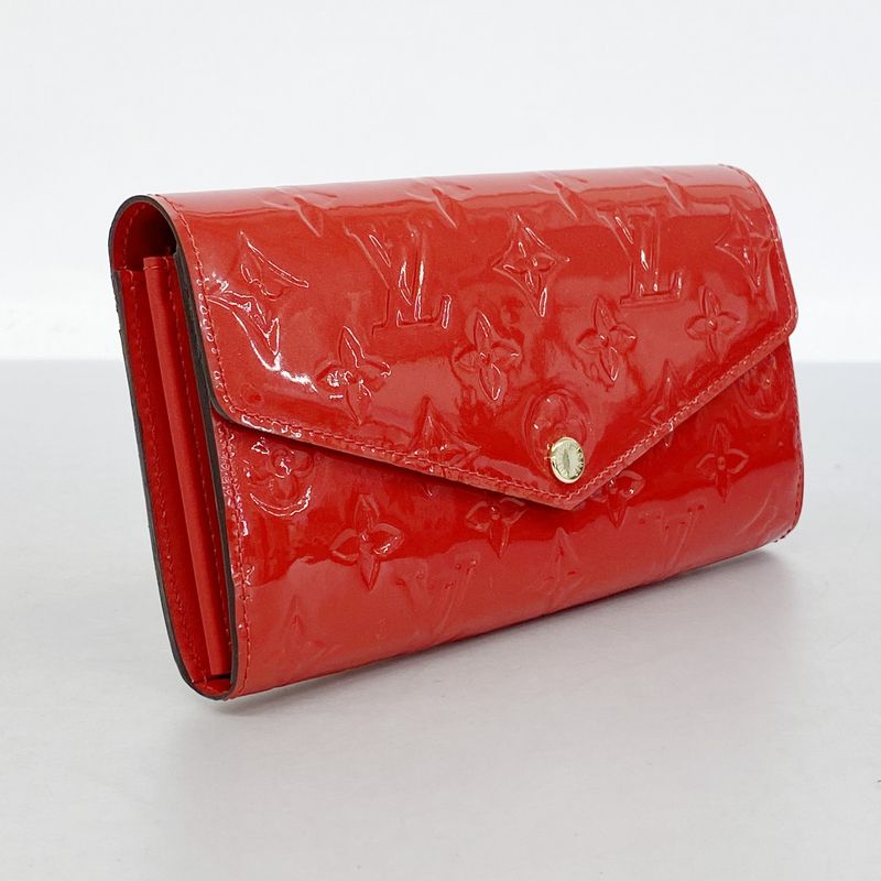 Louis Vuitton Long Wallet Vernis Portefeuille Sarah M90208 Threes Ladies