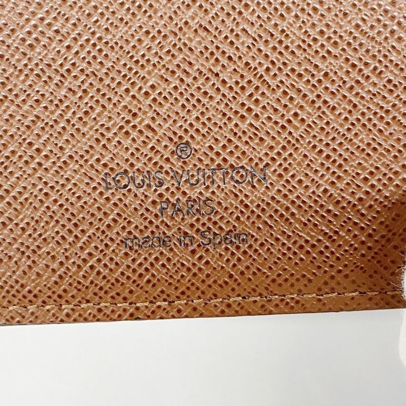 Louis Vuitton Wallet Monogram Portefeuille Marco M61675 Brown Men's