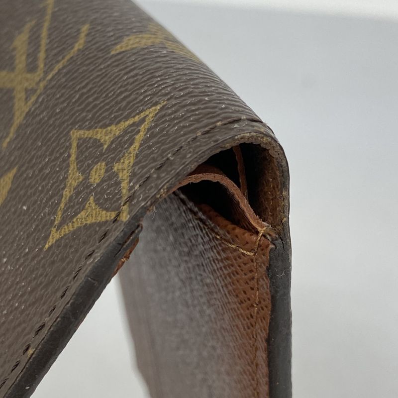 Louis Vuitton Wallet Monogram Portefeuille Marco M61675 Brown Men's