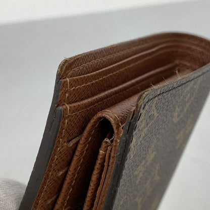 Louis Vuitton Wallet Monogram Portefeuille Marco M61675 Brown Men's