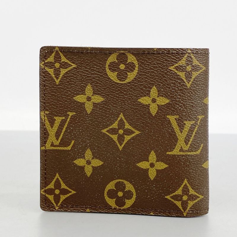 Louis Vuitton Wallet Monogram Portefeuille Marco M61675 Brown Men's