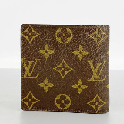 Louis Vuitton Wallet Monogram Portefeuille Marco M61675 Brown Men's