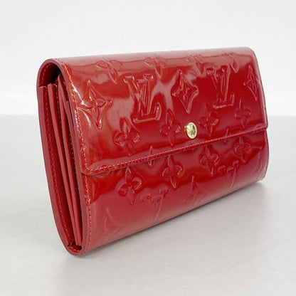 Louis Vuitton Vernis Portefeuille Sarah M93530 Long Wallet Pomme D'amour Women