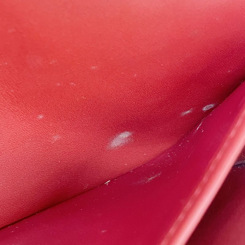 Louis Vuitton Vernis Portefeuille Sarah M93530 Long Wallet Pomme D'amour Women