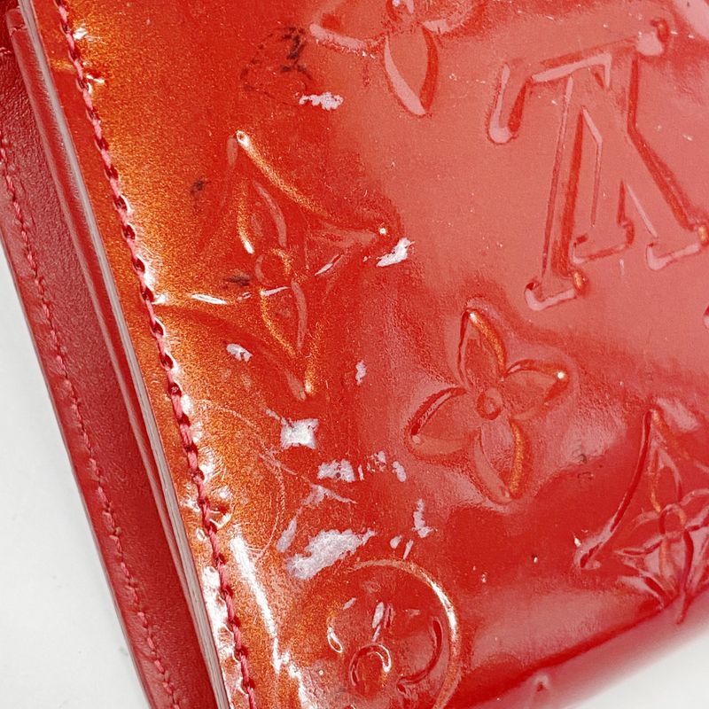 Louis Vuitton Vernis Portefeuille Sarah M93530 Long Wallet Pomme D'amour Women