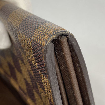 Louis Vuitton Wallet Damier Porte Monnaie Vie Trésor N61730 Ebène Ladies