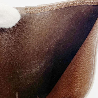 Louis Vuitton Wallet Damier Porte Monnaie Vie Trésor N61730 Ebène Ladies