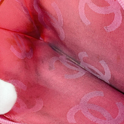 Chanel Long Wallet Cambon Lambskin Black Silver Hardware Women