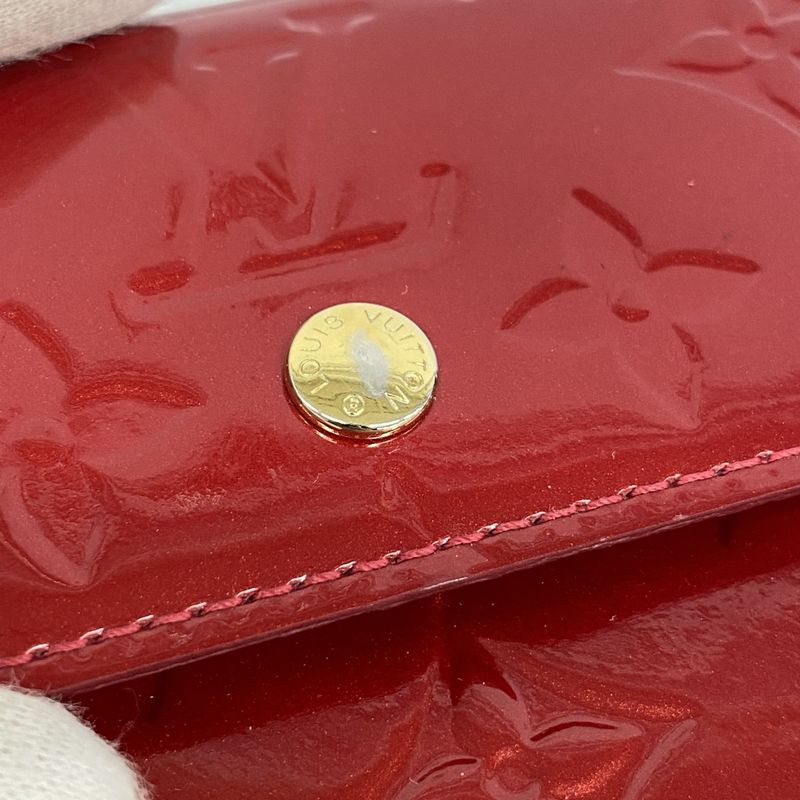 Louis Vuitton Trifold Wallet Vernis Porte Monnaie Vivier Carte Cles Di M91982