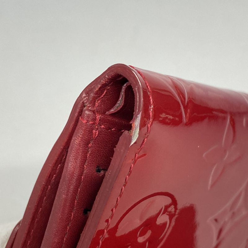 Louis Vuitton Trifold Wallet Vernis Porte Monnaie Vivier Carte Cles Di M91982