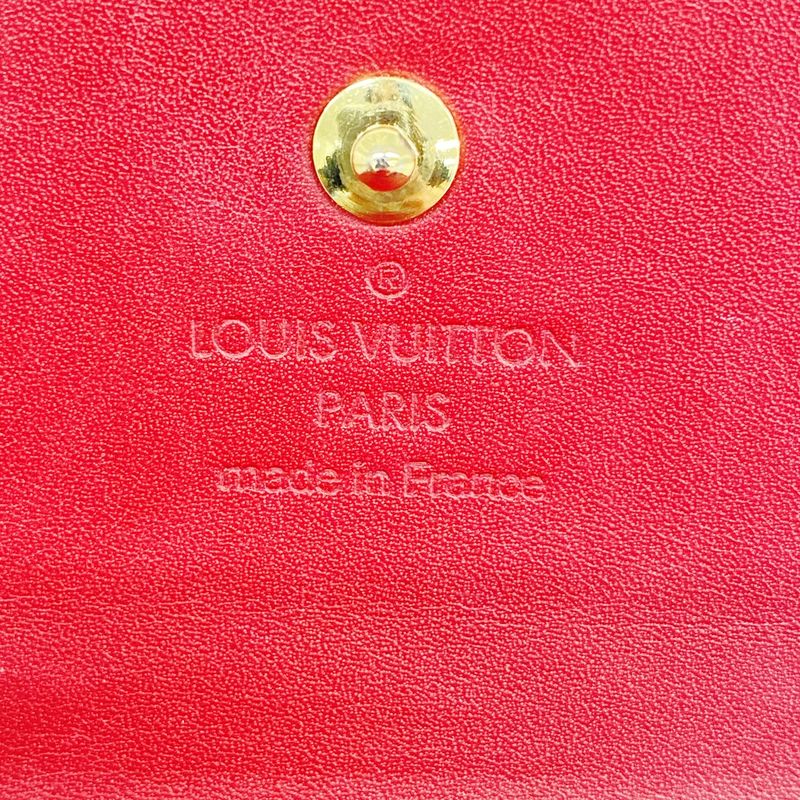Louis Vuitton Trifold Wallet Vernis Porte Monnaie Vivier Carte Cles Di M91982