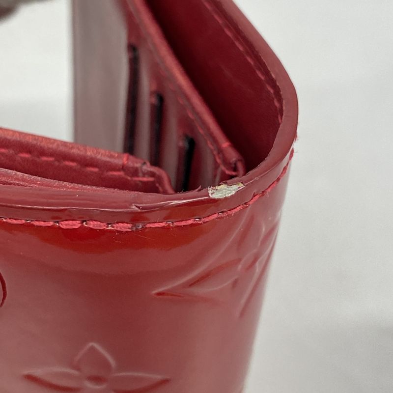 Louis Vuitton Trifold Wallet Vernis Porte Monnaie Vivier Carte Cles Di M91982