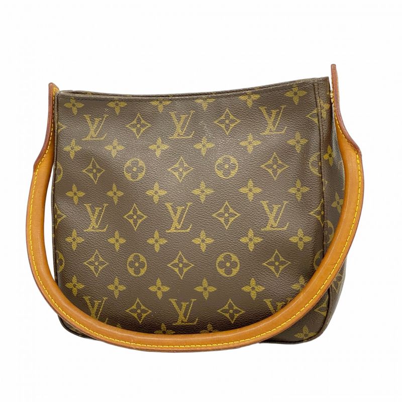 Louis Vuitton Shoulder Bag Monogram Looping MM M51146 Brown Ladies