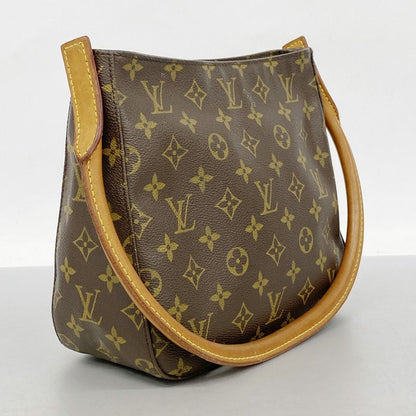 Louis Vuitton Shoulder Bag Monogram Looping MM M51146 Brown Ladies