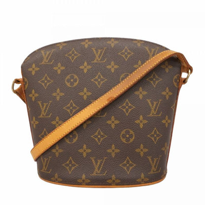 Louis Vuitton Shoulder Bag Monogram Drouot M51290 Brown Ladies