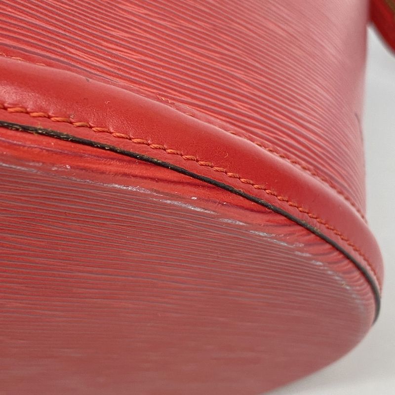 Louis Vuitton Shoulder Bag Epi Saint Jacques Shopping M52267 Castilian Red Women