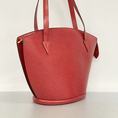 Louis Vuitton Shoulder Bag Epi Saint Jacques Shopping M52267 Castilian Red Women