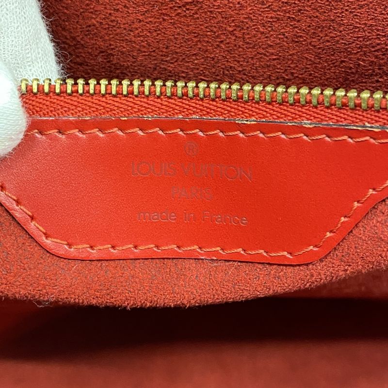 Louis Vuitton Shoulder Bag Epi Saint Jacques Shopping M52267 Castilian Red Women