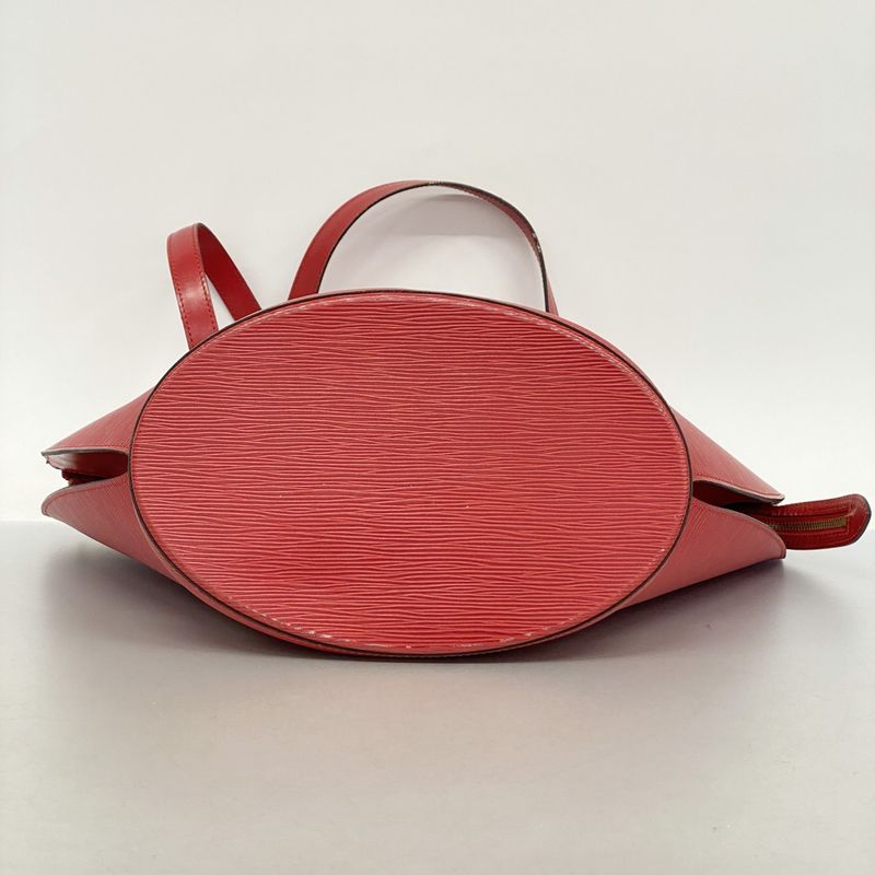 Louis Vuitton Shoulder Bag Epi Saint Jacques Shopping M52267 Castilian Red Women
